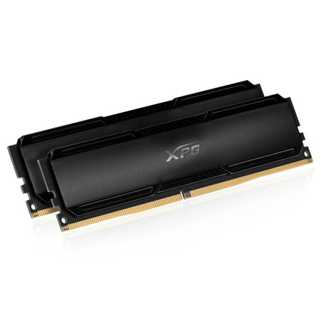 ADATA - XPG GAMMIX D20 16GB (2PK X 8GB) 3200MHz CL16 Desktop Memory - Black