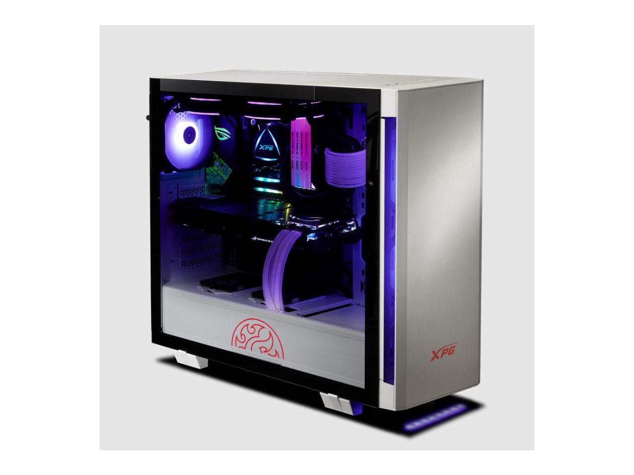 XPG INVADER ATX Mid Tower Chassis -White - INVADER-WHCWW - image 1 of 8