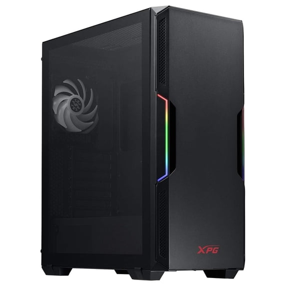 XPG Starker RGB ATX Mid-Tower Case - Black - STARKER-BKCWW