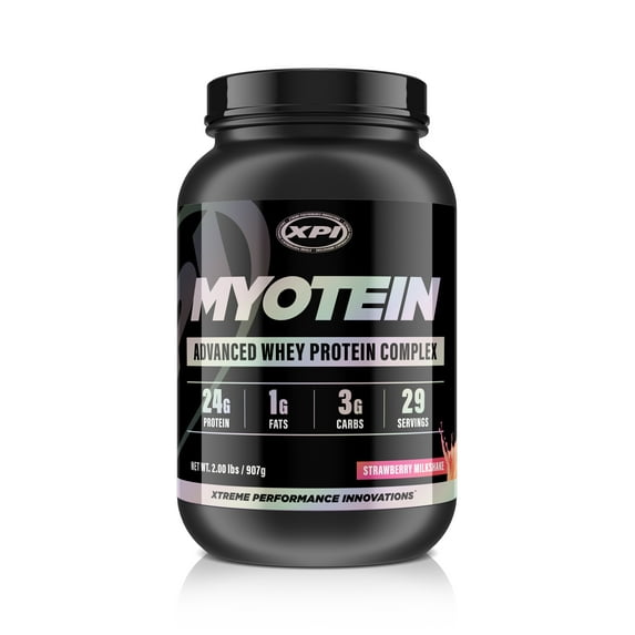 XPI Myotein Protein Powder (Strawberry) 2lbs - Whey Protein Powder Complex