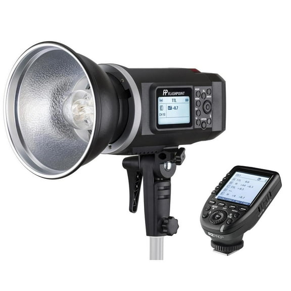 Flashpoint XPLOR 600 R2 HSS TTL Battery-Powered All-in-One Outdoor Flash, Bundle with R2 Pro MarkII 2.4GHz Transmitter for Nikon