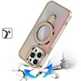thumbnail image 1 of XPM for Apple iPhone 13 Pro Phone Case, Chrome Hybrid with Rotating Magnetic Circle Ring Stand, Slim Shockproof Hybrid Cover for iPhone 13 Pro (Desert Titanium), 1 of 7