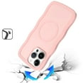 thumbnail image 1 of XPM for Apple iPhone 14 Pro Max Phone Case, Grip Hand Magnetic Hybrid Case Shockproof Protection Matte Skin Rubber TPU + PC Cover for iPhone 14 Pro Max (Pink), 1 of 9