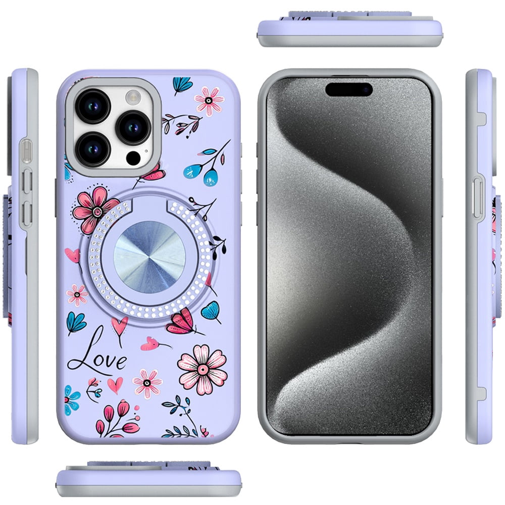 XPM for Apple iPhone 15 Pro Max Phone Case, Pattern Design Hybrid