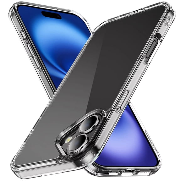 XPM for Apple iPhone 17 Phone Case, Shockproof Slim Crystal Clear Transparent Hybrid Cover with Enhanced Drop Protection Cover for Apple iPhone 17 (6.3") (Transparent)