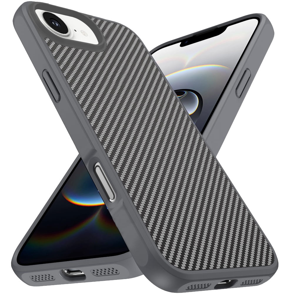 XPM for Apple iPhone 17E /16E Phone Case, Carbon Fiber Design with ...