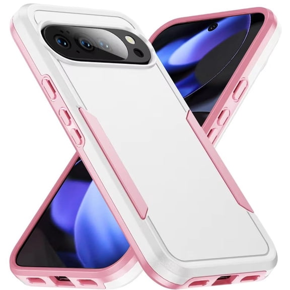XPM for Google Pixel 10 / 10 Pro Phone Case, Heavy Duty Shockproof Dual Layer Drop Protection Tough Hybrid Rugged Rubber Armor Defend Cover for Pixel 10, Pixel 10 Pro (White)