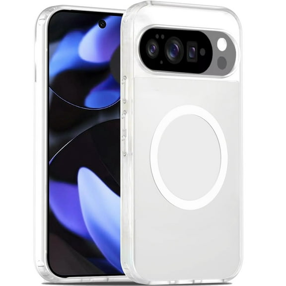 XPM for Google Pixel 10 /Pixel 10 Pro Phone Case, MagSafe Compatible Case Hybrid Soft TPU Bumper Hard Translucent Matte Back Slim Shockproof Cover for Pixel 10 / 10 Pro (Clear)