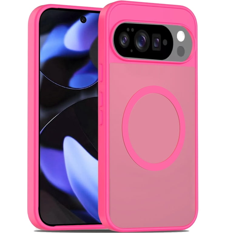 XPM for Google Pixel 10 Pro XL Phone Case, MagSafe Compatible Case Hybrid  Soft TPU Bumper Hard Translucent Matte Back Slim Shockproof Cover for Pixel  10 Pro XL (Hot Pink) - Walmart.com