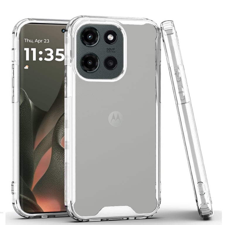XPM for Motorola Edge 2025 Phone Case, Clear Colored Shockproof Transparent Hard PC + Rubber TPU Hybrid Bumper Shell Slim Protective Cover for Motorola Edge (2025) (Clear) - Walmart.com XPM for Motorola Edge 2025 Phone Case, Clear Colored Shockproof Transparent Hard PC + Rubber TPU Hybrid Bumper Shell Slim Protective Cover for Motorola Edge (2025) (Clear) - Walmart.com