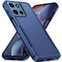XPM for Motorola Moto G 5G 2025 Phone Case, Heavy Duty Shockproof Dual Layer Drop Protection Tough Hybrid Rugged Rubber Armor Defend Cover for Moto G 5G (2025) (Blue)
