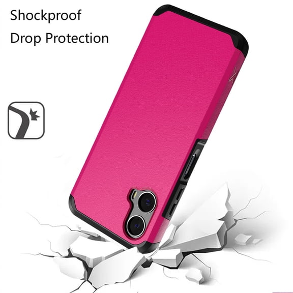 XPM for Motorola Moto G Power 5G 2024 Fashion Graphic Design Hybrid 2in1 Tough Strong Hard PC TPU Frame, Magnet Mount Friendly, Shockproof Protection Phone Case Cover (Hotpink)