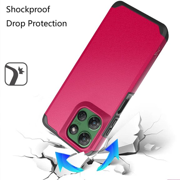 XPM for Motorola Moto G Power 5G 2026 /2025 Fashion Graphic Design Hybrid 2in1 Tough Strong Hard PC TPU Frame, Magnet Mount Friendly, Shockproof Protection Phone Case Cover (Hotpink)