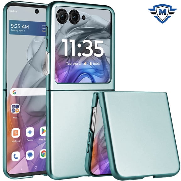 XPM for Motorola Razr 2025 Phone Case, Premium Matte Finish Snap On Slim Flip Hybrid Shockproof Hard PC + Soft Rubber TPU Cover for Motorola Razr (2025) (Midnight Green)