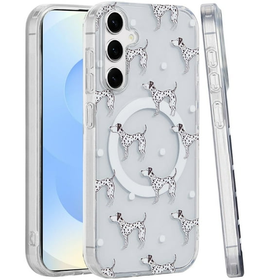 XPM for Samsung Galaxy S25+ /S25 Plus /S24+ Plus Phone Case, Durable Fashion IMD Printed Design TPU Slim Shockproof Protective Case with Stylish Pattern Cover for Galaxy S25+ Plus, S24+ Plus (Dogs)