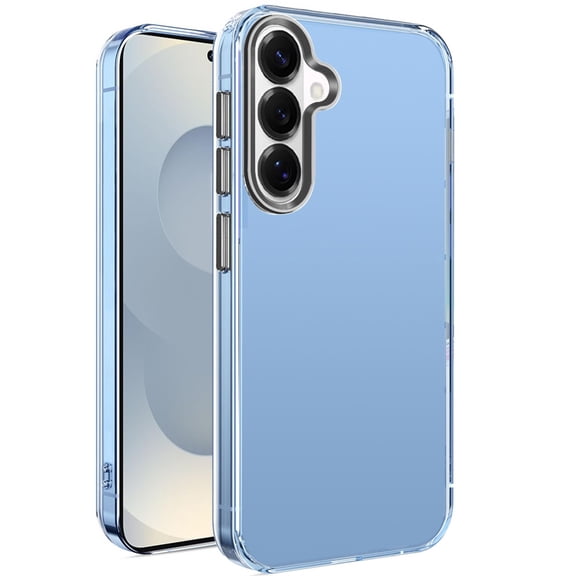 XPM for Samsung Galaxy S26+ / S26 Plus Transparent Clear Hybrid with Matching Metal Buttons and Camera Protection Hard PC + TPU Rubber Phone Case Cover (Clear / Black)