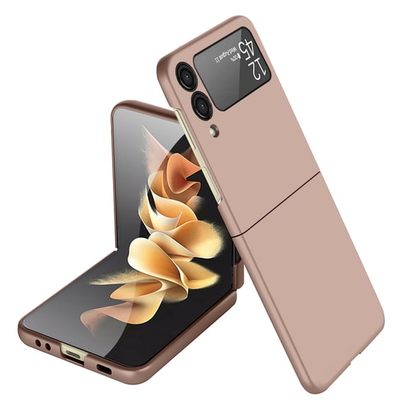 XPM for Samsung Galaxy Z Flip 7 FE / Z Flip 6 Snap-On Flip Premium Matte Finish Slim Lightweight Protective PC + Rubber TPU Hard Shell Phone Case Cover (Rose Gold)