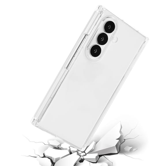 XPM for Samsung Galaxy Z TriFold Phone Case, Pure Crystal Clear Hybrid Shockproof Armor Protection Durable Grip Design Transparent Impact Defense Cover for Galaxy Z TriFold (Clear)