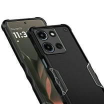 XPM for Motorola Edge 2025 Slim Tough Shockproof Hybrid Heavy Duty 2in1 Dual Layer TPU Bumper Rugged Rubber Defend Armor Phone Case Cover (Black)