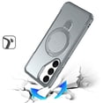 thumbnail image 1 of XPM for Samsung Galaxy S26+ / S26 Plus Matte Finish Magnetic Ring Hybrid Protective Invisible Kickstand Magsafe Compatible Phone Case Cover (Gray), 1 of 9
