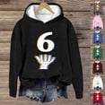 thumbnail image 1 of XPMWRP Six Seven Sweatshirt 67 Hoodie 6 7 Long Sleeve Shirt Casual Crewneck Long Sleeve Pullover Digital Graphic Fall Clothes Green M, 1 of 4