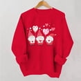 thumbnail image 1 of XPMWRP Valentine's Day Sweatshirts For Women Cute Heart Printed Fashion Pullovers Casual Long Sleeve Crew Neck Holiday Tops Red XS, 1 of 6