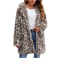 thumbnail image 1 of XPMWRP Women's Faux Fur Trendy Coats Open Front Fleece Long Sleeve Notch Lapel Jacket Warm Winter Fashion Casual Coats Yellow S, 1 of 9
