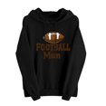 thumbnail image 1 of XPMWRP Women's Football Printed Hoodies Sweatshirt Casual Long Sleeve Pullover Tops Loose Winter Warm Comfortable Sweatshirt Black XXL, 1 of 3