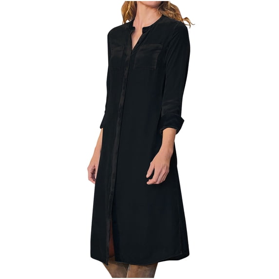 XPMWRP Women's Vintage Velvet Long Coat Button Down Side Slit Long Sleeve Solid Color Jackets Fall Winter Fashion Loose Clothes with Belt Black M