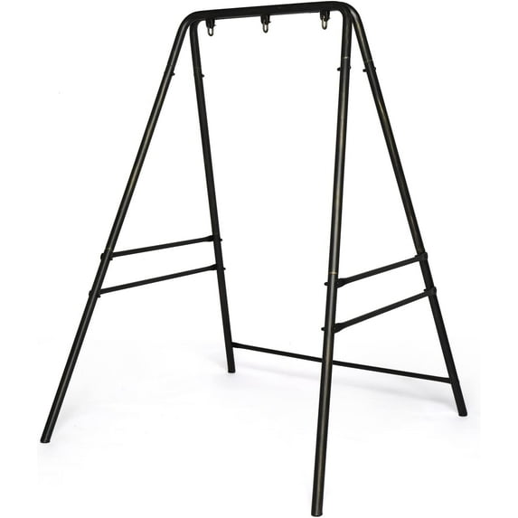 XPOPR Hammock Chair Stand - Heavy Duty 450LB Capacity, Outdoor Hanging Chair Frame for Patio/Garden/Backyard, Kids Outdoor Play Equipment, Antique Bronze