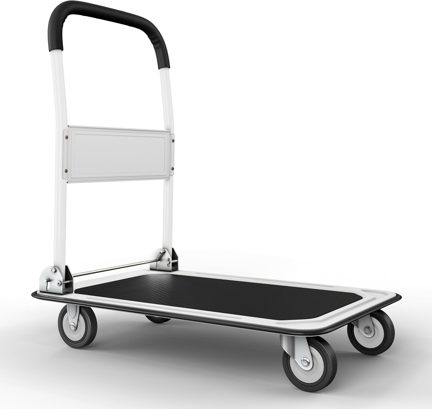 XPOPR Heavy Duty Foldable Push Cart | Capacity | Upgraded Collapsible ...