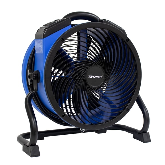 XPOWER 4 Speed Industrial Axial Air Mover, Blower, Fan