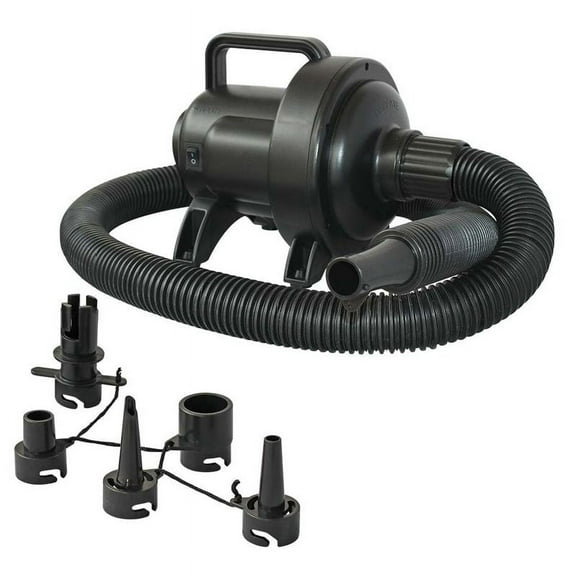 XPOWER AP-145A High Velocity Inflation Deflation Electric Air Pump with Cone Nozzle & Flexible Hose