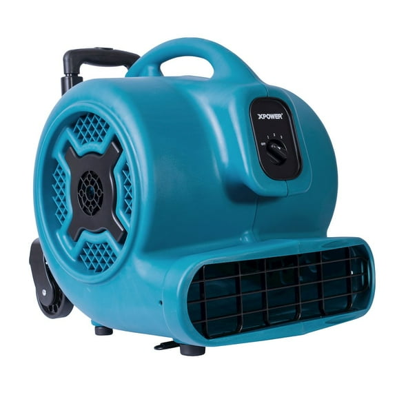 XPOWER CFM 3 Speed Air Mover, Carpet Dryer, Floor Fan, Blower