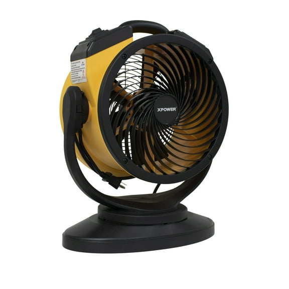 XPOWER FC-100S 1100 CFM 4 Speed Portable Multipurpose 11" Pro Air Circulator Utility Fan with Oscillating Feature