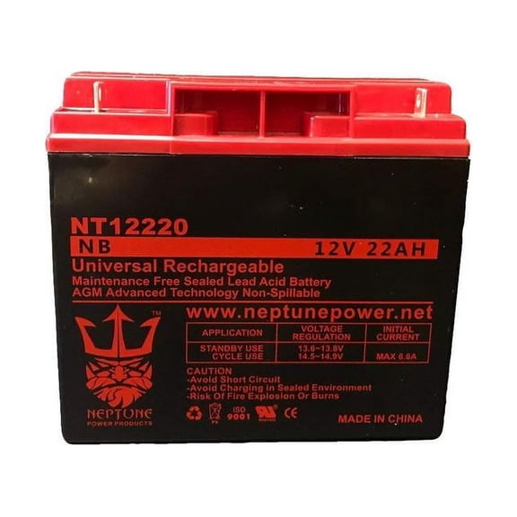 XPOWER POWERPACK 1500 (SP12-22) 12V 22Ah SLA Replacement Jumper Starter Battery by Neptune