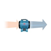 XPOWER Variable Speed 8 Diameter Industrial Confined Space Ventilator Fan