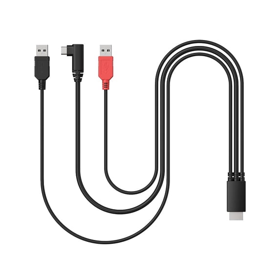 XPPen AC97 3 in 1 Cable for Artist 12, Artist 10/12/13/16 2nd, Artist Pro 14(Gen2)/16(Gen2), Innovator 16 Drawing Tablet - Creative Pen Display Cable