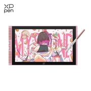 XPPen Artist 12 3rd Drawing Tablet with Screen, 12" Pen Display 16K Pressure Stylus, 99% sRGB Anti-Glare Etched Glass, X-Dial Shortcut, Foldable Stand, Graphic Monitor, Pink