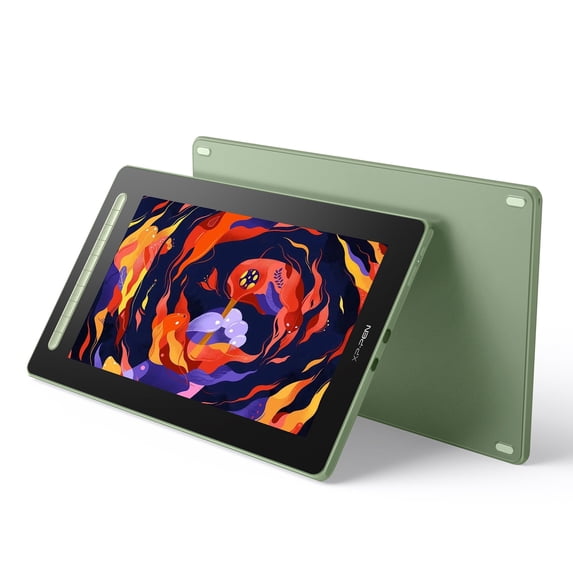 XPPen Artist 16 2nd Gen Graphic Tablet with 15.4 inch FHD Screen, 94% Adobe RGB, X3 Smart Chip, Latest Art Drawing Pen Tablet with Display (Green)