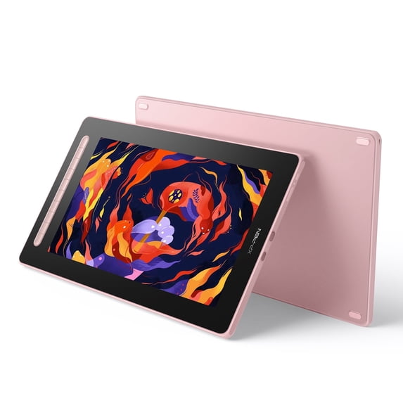 XPPen Artist 16 2nd Gen Graphic Tablet with 15.4 inch FHD Screen, 94% Adobe RGB, X3 Smart Chip, Latest Art Drawing Pen Tablet with Display (Pink)