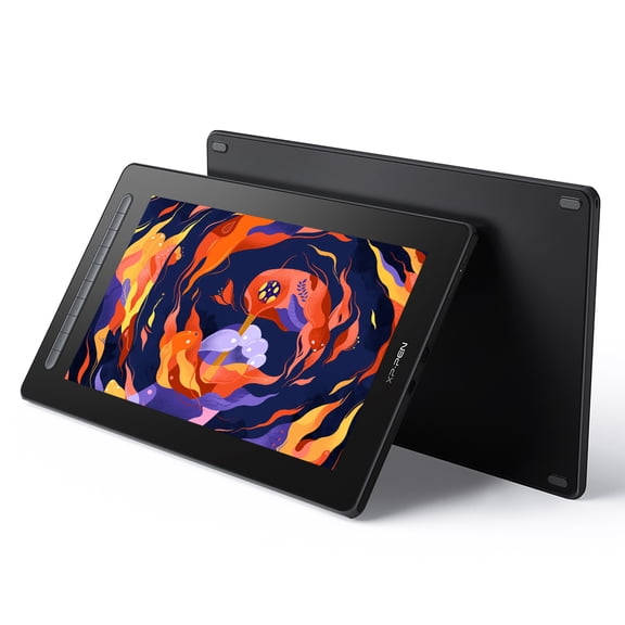 XPPen Artist 16 2nd Graphic Tablet with 15.4in FHD Screen,Pro Animation Tablet,Latest Digital Art Drawing Pen Tablet with Display (Black)