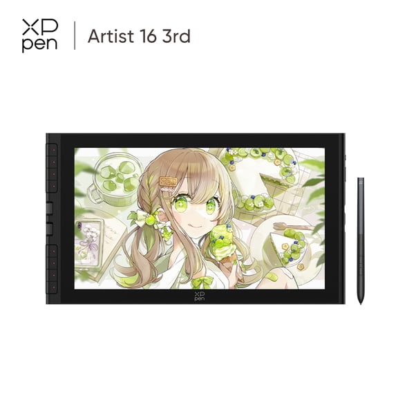 XPPen Artist Gen3 Drawing Tablet 16.7M Colors Screen 11.9/15.4-inch Pro Graphic Tablet X4 Smart Chip 16384-Levels Stylus,Tablet Stand,Anti-glare Drawing Monitor, Digital Art Pen Display for Computer