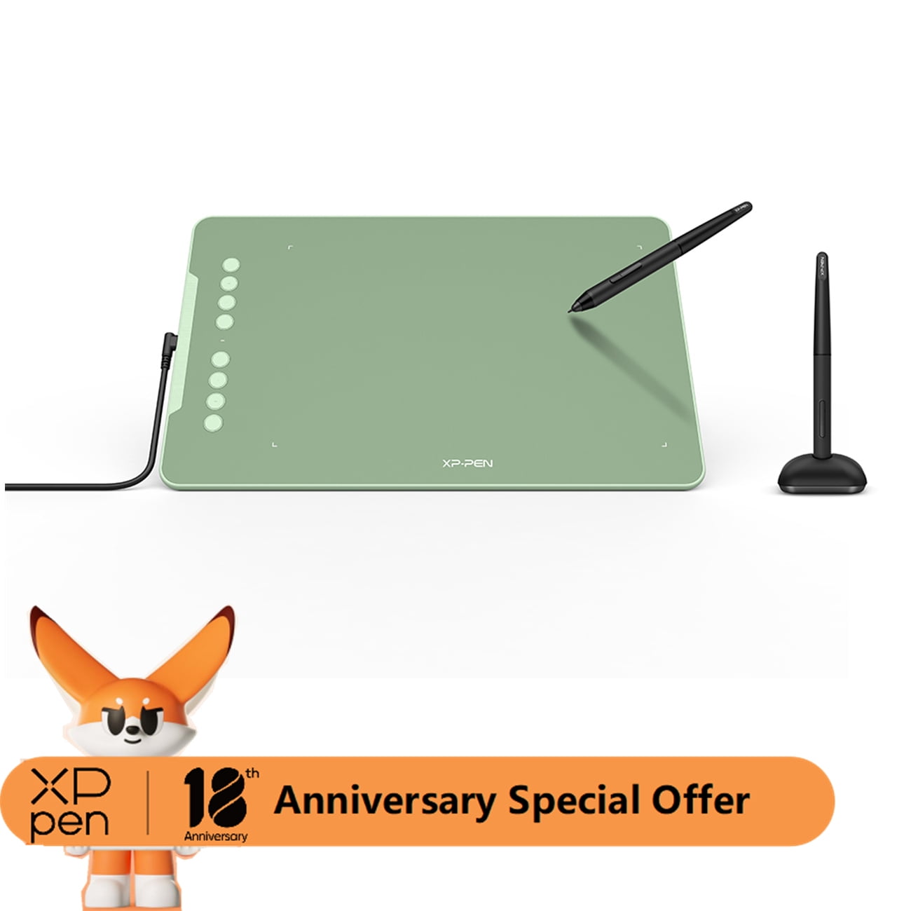 XPPen Deco 01V2 Graphic Tablet Latest 10in Digital Drawing Pad with