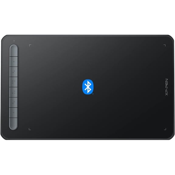 XPPen Drawing Tablet Deco MW Bluetooth Wireless Computer Graphics Tablet, Battery-Free X3 Stylus and 8 Shortcut Keys, Compatible with Chrome OS, Windows 7/8/10/11, Linux, Mac, Android (8x5 in, Black)