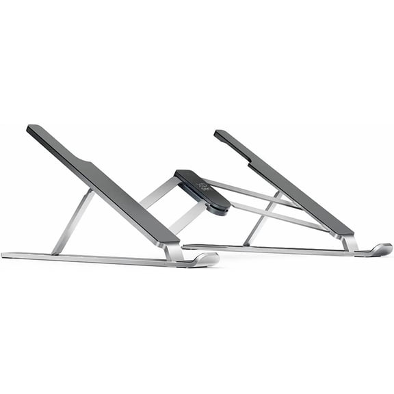 XPPen Drawing Tablet Stand for Desk,Silver Portable Holder for Graphics Tablet&Pen Display, Aluminum Computer Riser Compatible with 10 to 15.6 Inch Laptops and Drawing Tablets,Portable and Adjustable