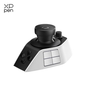 XPPen Pilot Pro Editing Console Wireless Video Controller, Programmable Bluetooth 5.3 Macro Keyboard with All-Way Joystick, 19 Buttons, Tri-Rotary, 24H Battery for DaVinci Resolve, Premiere Pro,Mac/P
