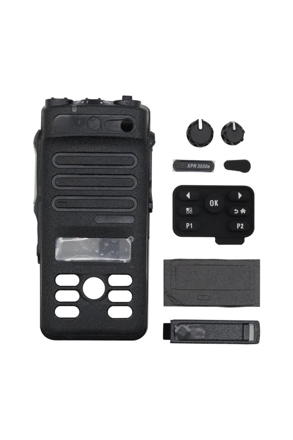 XPR 3500E Replacement Repair Housing Case for XPR3500e Two Way Radio With Keypad Keyboard & Flex Cable & Speaker PMLN7271