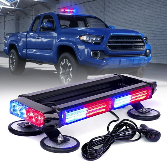 XPRITE 14.5" COB LED Clearance & Marker Lights 12V fits Emergency Vehicles Metal Roof