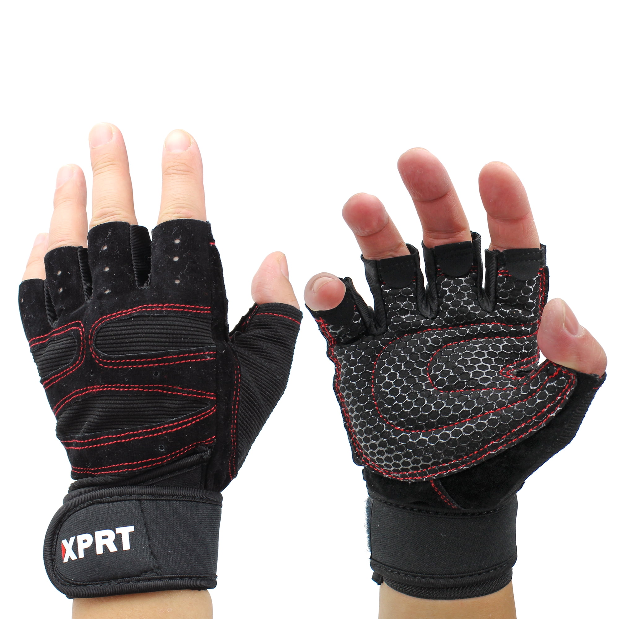 Padded weight lifting gloves sales